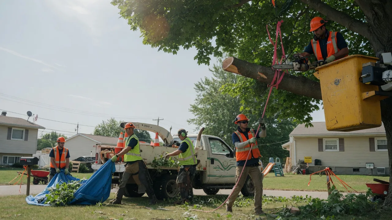 Tree Stabilization in New London, MO